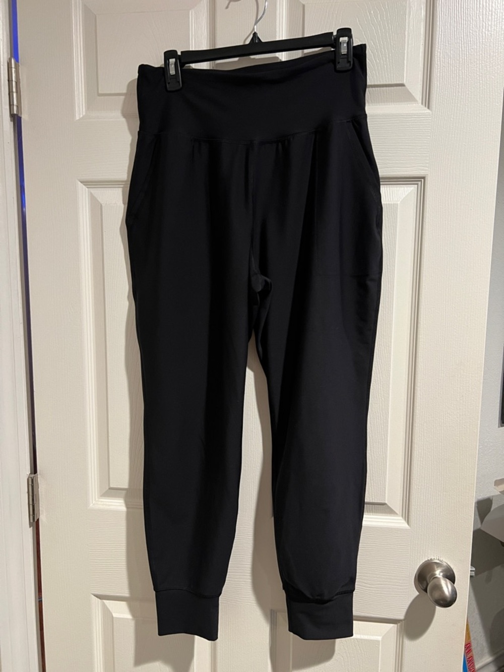 Old Navy Black Women's Jogger Pants with High Waist